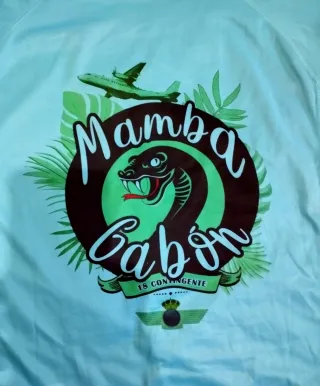 Camiseta Militar Destacamento Mamba Gabón 18