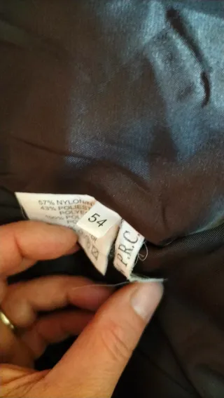 Giaccone donna taglia 54 con collo pelliccia