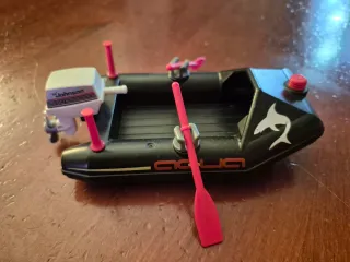 Buzo y lancha Playmobil