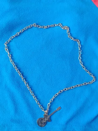 Collar Tous guitarra plata nueva