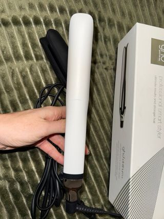 Plancha ghd platinum+ blanca como nueva