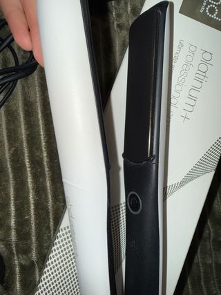 Plancha ghd platinum+ blanca como nueva