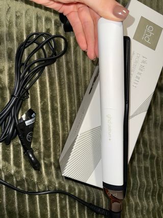 Plancha ghd platinum+ blanca como nueva