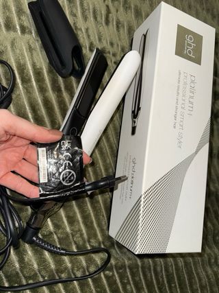 Plancha ghd platinum+ blanca como nueva