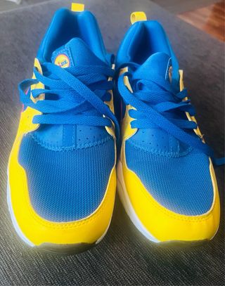 Zapatillas Lidl Azul Rojo Amarillo