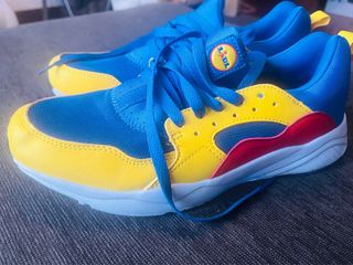 Zapatillas Lidl Azul Rojo Amarillo