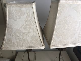 Juego de 2 lámparas de mesilla clásicas