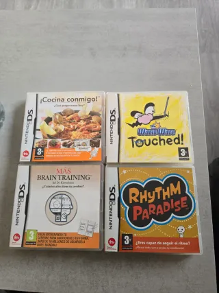 4 Juegos Nintendo DS: Cocina, Fitness, Música