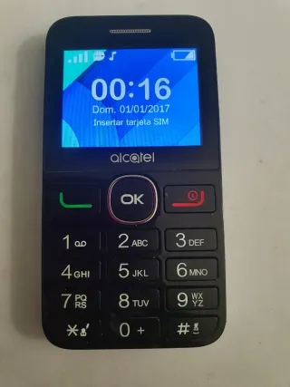 Telefono mobile Alcatel 2008 Argento