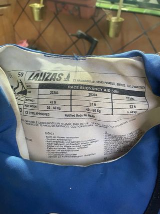 Chaleco salvavidas LALIZAS
