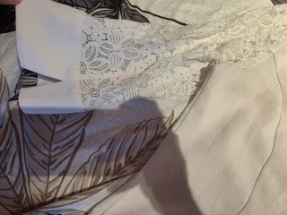 Traje de vestir Punto Roma blanco mujer