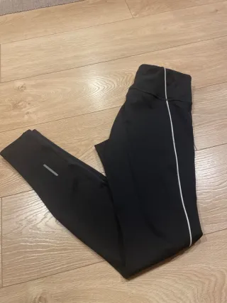 Mallas ASICS negras mujer