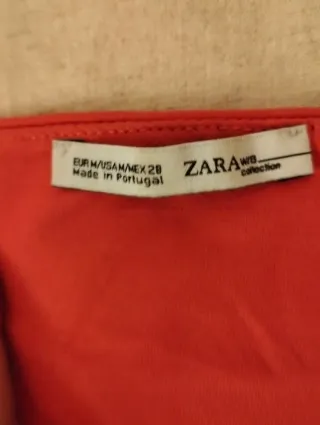 Top Zara M elastano