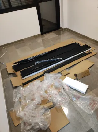 Estructura de cama parte frontal