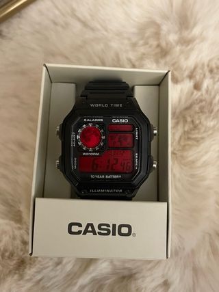 Casio ae1200 negro “blood moon”