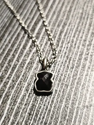 Colgante Osito Negro Acero