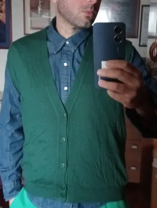 Gilet misto lana vintage