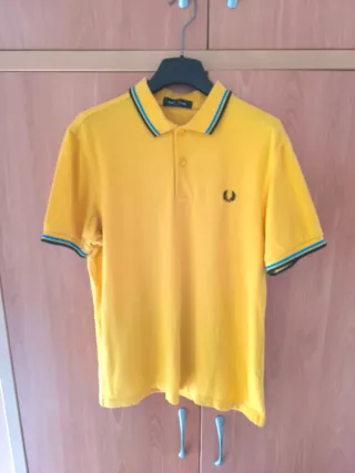 Polo Fred Perry Amarillo Original