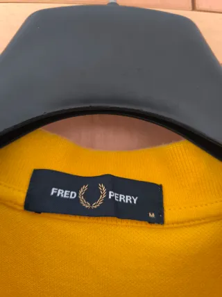 Polo Fred Perry Amarillo Original