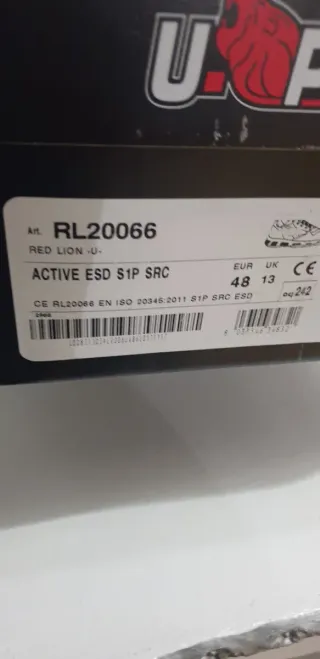 Scarpe da lavoro antinfortunistiche u-power 48