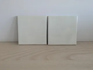 Azulejo cocina 14x14 blanco perola