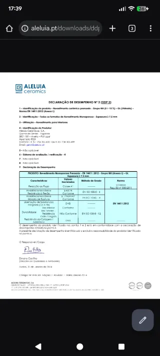 Azulejo cocina 14x14 blanco perola