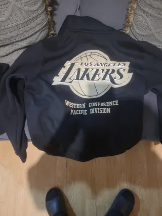 Sudadera Los Angeles Lakers Negra y Dorada
