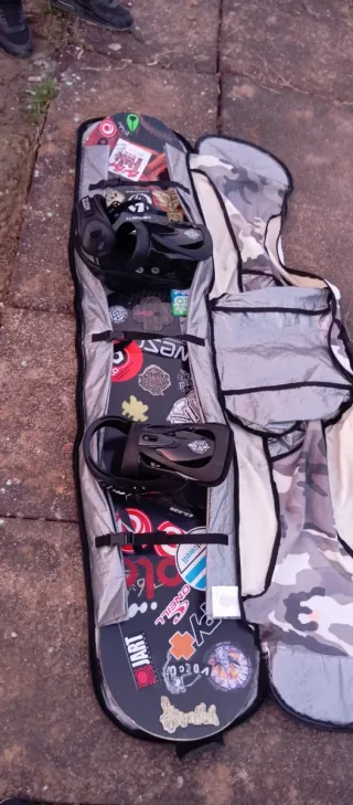Tabla de Snowboard con Funda