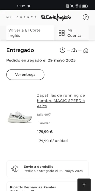 Zapatillas Asics Magic Speed 4 Blancas