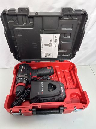 Taladro Percutor Parkside 12V + Batería 2.5Ah + Ca