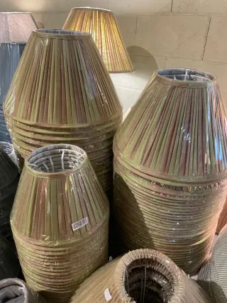 Schermi per lampade plissettate