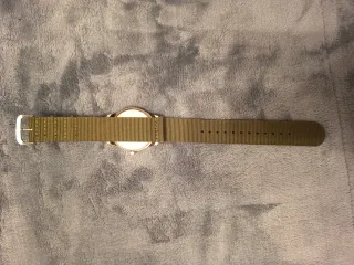 Orologio al quarzo vintage stile aviatore verde