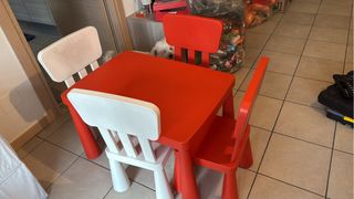 Tavolino e sedie Ikea per bambini