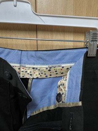 Pantalón de traje Florentino negro talla 40