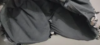 Top Lentejuelas negro Talla S Made in Italy