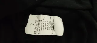 Top Lentejuelas negro Talla S Made in Italy