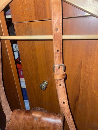 Borsello in vera pelle artigianale