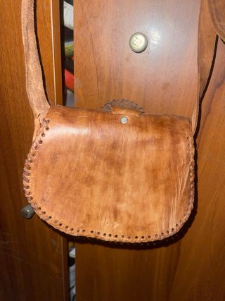 Borsello in vera pelle artigianale