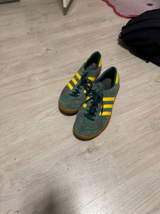 Zapatillas Adidas Vintage Verde y Amarillo