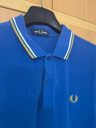 Polo Fred Perry Azul Original