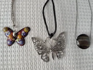 Lote 3 Colgantes Mariposa y Bola