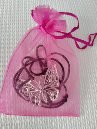 Lote 3 Colgantes Mariposa y Bola