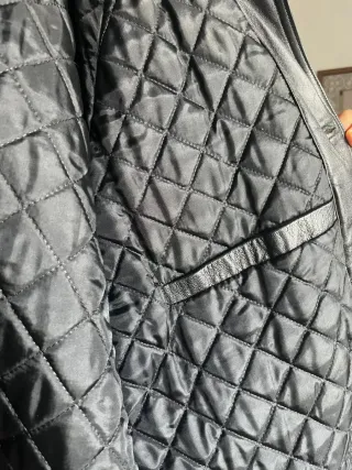 Giubbotto in pelle nero