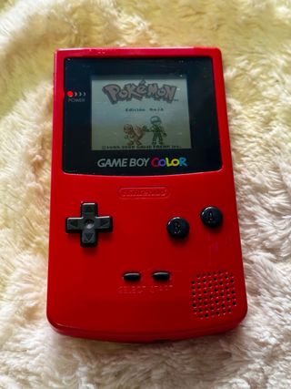 Nintendo Game Boy Color + Pokémon Rojo