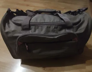 Bolsa Deportiva Gris-Rosa