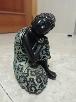 Figura Buda Sentado Decorativa