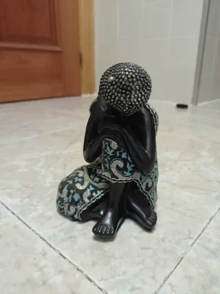 Figura Buda Sentado Decorativa