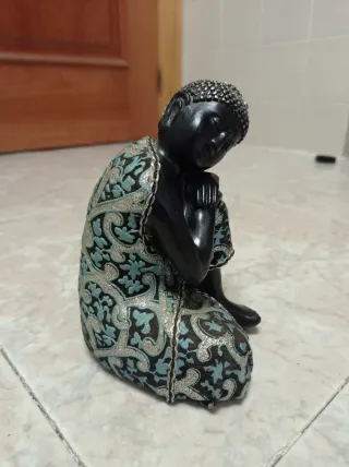 Figura Buda Sentado Decorativa