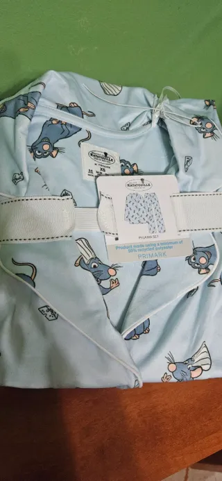 Pijama Ratatouille Primark Talla XS