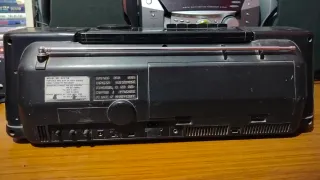 Radio Cassette NVR 58 Vintage con Mini TV